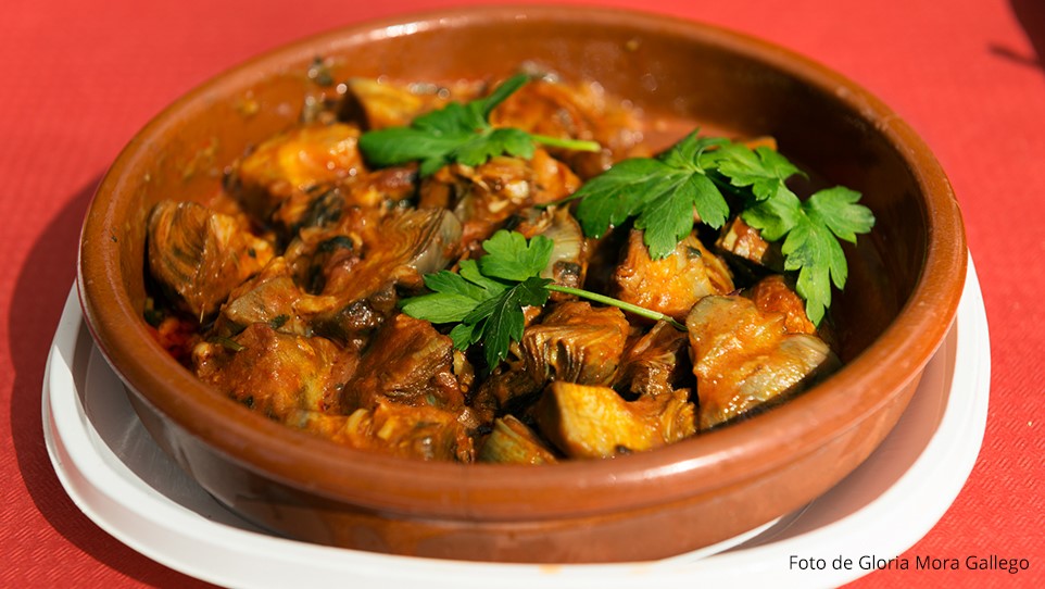 Pebrots del piquillo amb bacallà i carxofa Prat