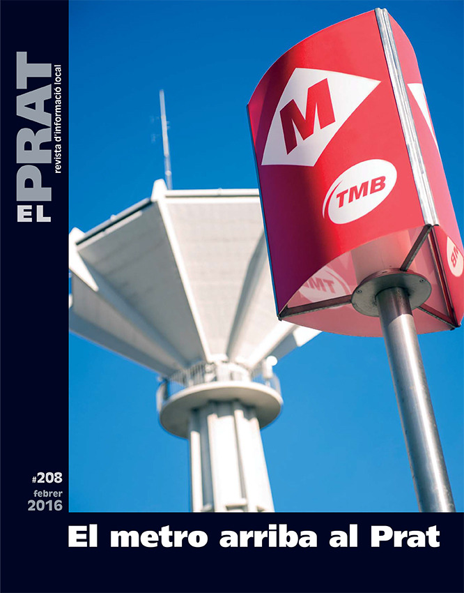 Portada de la revista ElPrat número 208