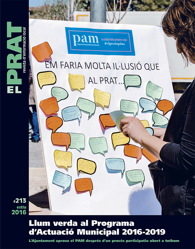 Portada de la revista ElPrat número 213