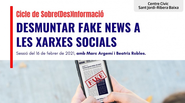 'Desmuntar fake news a les xarxes socials' amb Beatriz Robles i Marc Argemí