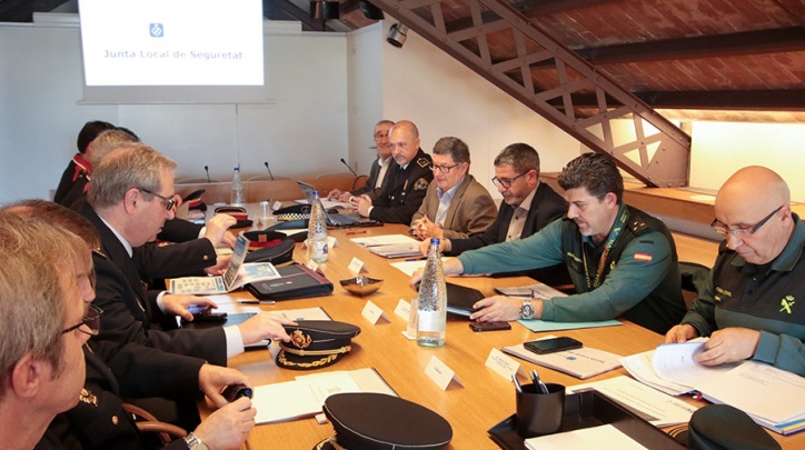 Reunió de la Junta Local de Seguretat del Prat.