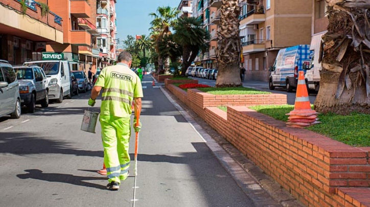 Carril bici de Coronel Sanfeliu