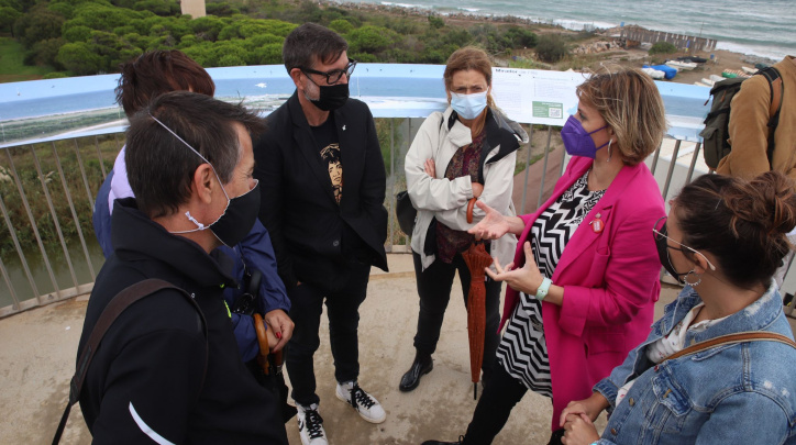 Visita Alba Vergés a la Ricarda 1