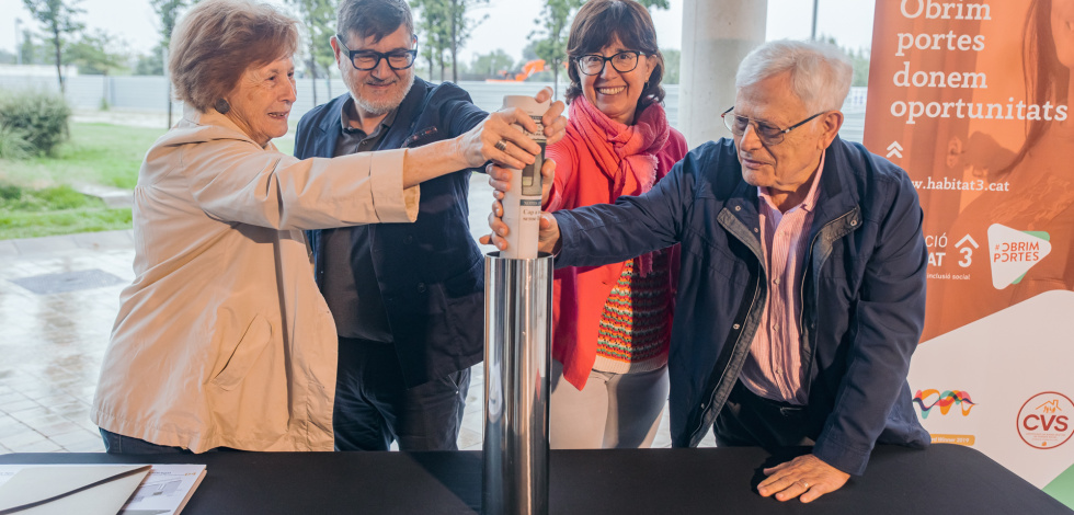 Col·locació primera pedra promoció Eixample Sud