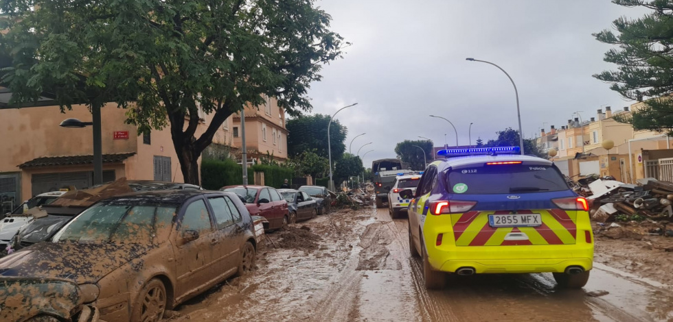 Policia local a Paiporta DANA